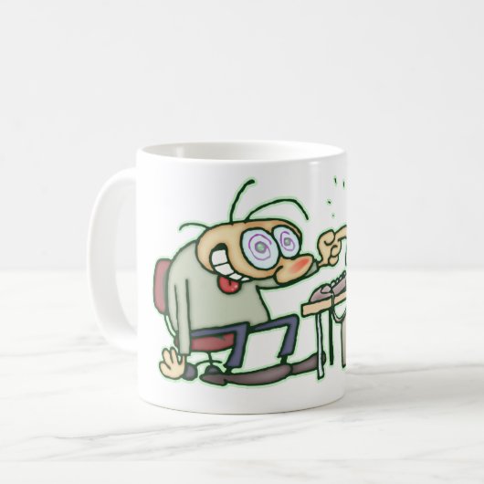 Computer-Nerd Kaffeetasse (Vorderseite Links)