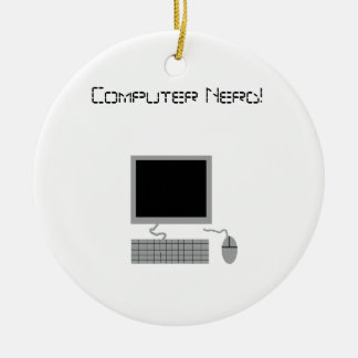 Computer-Nerd Keramik Ornament