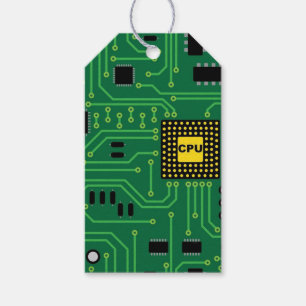 Computer-Nerd-Leiterplatte CPU                  I Geschenkanhänger