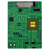 Computer-Nerd-Leiterplatte CPU                  I Klemmbrett (Vorderseite)