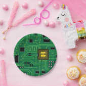 Computer-Nerd-Leiterplatte CPU                  I Pappteller (Party)