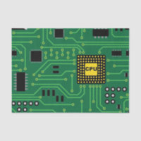 Computer-Nerd-Leiterplatte CPU                  I
