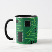 Computer-Nerd-Leiterplatte CPU                  I Tasse (Links)