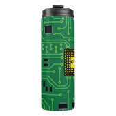 Computer-Nerd-Leiterplatte CPU I Thermosbecher (Vorderseite)