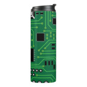 Computer-Nerd-Leiterplatte CPU I Thermosbecher (Nach links gedreht)