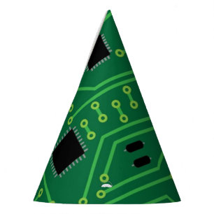 Computer-Nerd-Leiterplatte CPU Partyhütchen