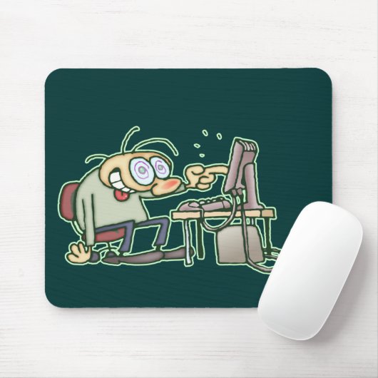 Computer-Nerd Mousepad (Mit Mouse)