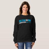 Computer Network Engineering Network Engineer  10 Sweatshirt (Vorne ganz)