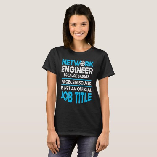 Computer Network Engineering Network Engineer 1 T-Shirt (Vorne ganz)