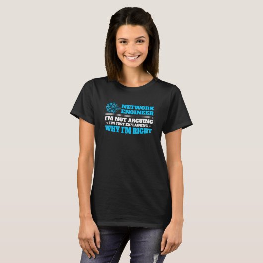 Computer Network Engineering Network Engineer 3 T-Shirt (Vorne ganz)
