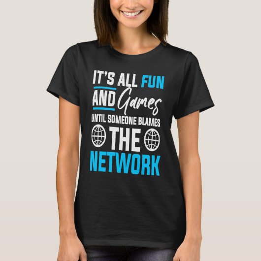 Computer Network Engineering Network Engineer  4 T-Shirt (Vorderseite)