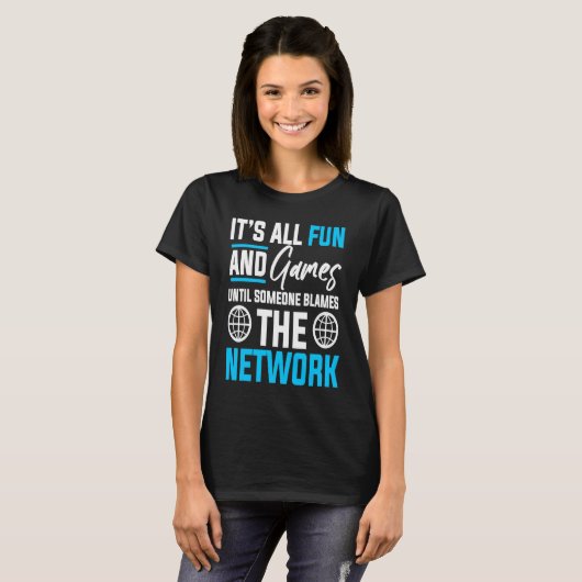 Computer Network Engineering Network Engineer 4 T-Shirt (Vorne ganz)