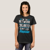 Computer Network Engineering Network Engineer T-Shirt (Vorne ganz)