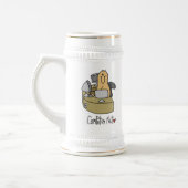 Computer-Nuss-T-Shirts und Geschenke Bierglas (Links)