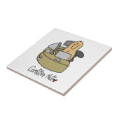 Computer-Nuss-T-Shirts und Geschenke Fliese (Seite)