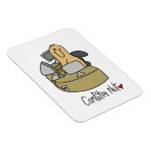 Computer-Nuss-T-Shirts und Geschenke Magnet (Rechte Seite)