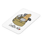 Computer-Nuss-T-Shirts und Geschenke Magnet (Linke Seite)