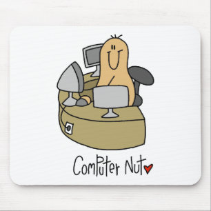 Computer-Nuss-T-Shirts und Geschenke Mousepad