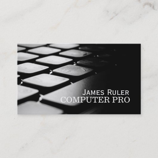 Computer PC Electronics Repair Business Card Visitenkarte (Vorderseite)