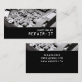 Computer PC Electronics Repair Business Card Visitenkarte (Vorne/Hinten)