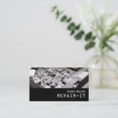 Computer PC Electronics Repair Business Card Visitenkarte (Stehend Vorderseite)