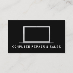 Computer PC Elektronik Reparatur Visitenkarte