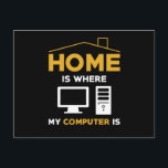 Computer PC Nerd Sprichworte Funny Gift Postkarte<br><div class="desc">Computer PC Nerd Sprichworte lustiges Geschenk</div>