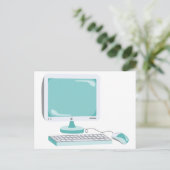 Computer Postkarte (Stehend Vorderseite)