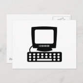 Computer Postkarte (Vorne/Hinten)