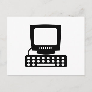 Computer Postkarte