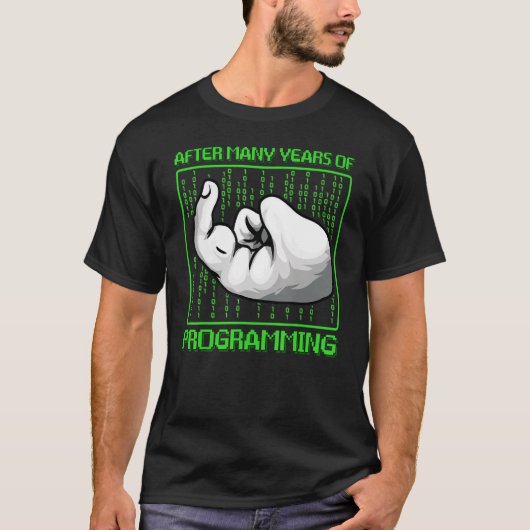 Computer Programmer Bug Coding Binary Code  Progra T-Shirt (Vorderseite)