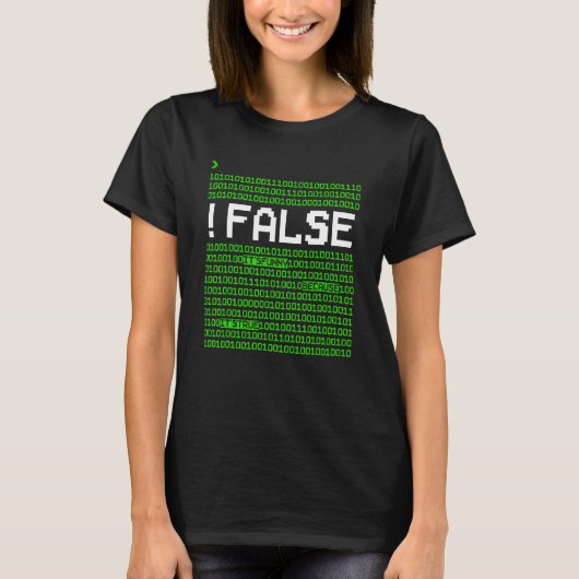 Computer Programmer Coder False It s Because It s T-Shirt (Vorderseite)