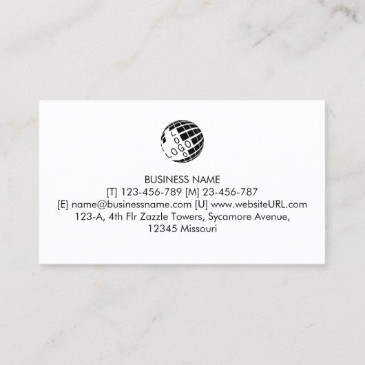 Computer Programmer Software Developer Visitenkarte (Rückseite)