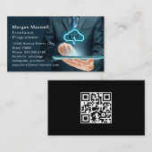 Computer Programmer Technology Business Card Visitenkarte (Vorne/Hinten)