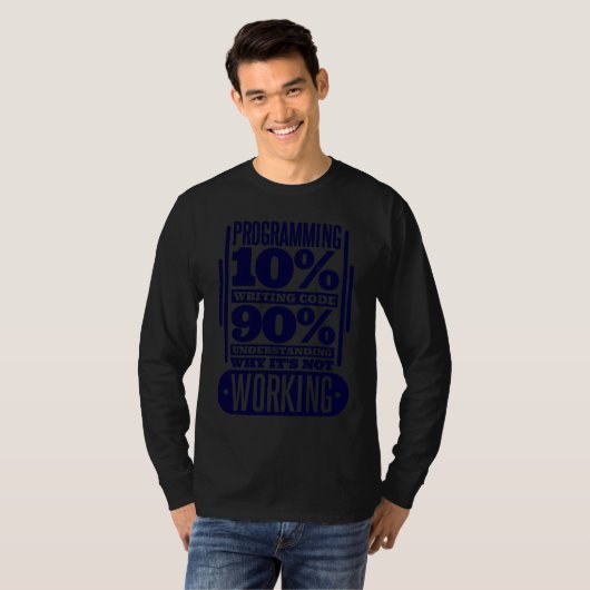 Computer-Programmierer für Code-Programmier-Progra T-Shirt (Vorne ganz)