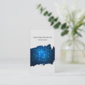 Computer-Programmierer für elektronische Schaltkre Visitenkarte (Stehend Vorderseite)