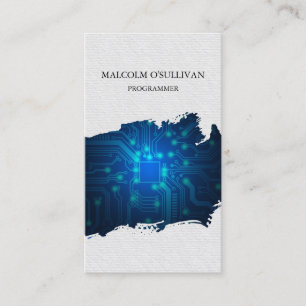 Computer-Programmierer für elektronische Schaltkre Visitenkarte