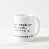 Computer-Programmierer-Kaffee-Tasse Kaffeetasse (VorderseiteRechts)