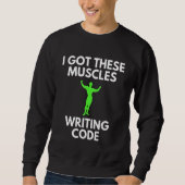 Computer-Programmierer-Webentwickler-Coder Sweatshirt (Vorderseite)