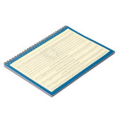 Computer Programming Punch Cards Notebook Notizblock (Linke Seite)