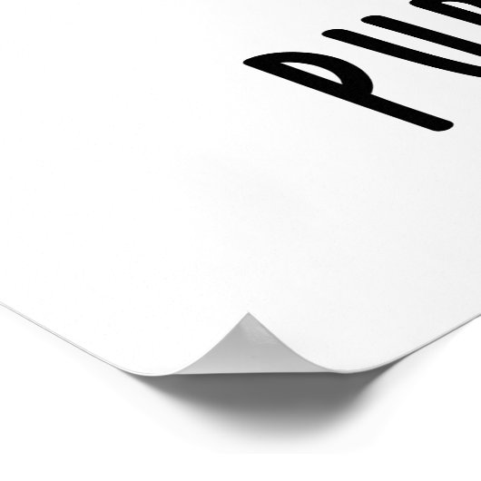 Computer Purr-Grammer Funny Cat Pun Poster (Ecke)