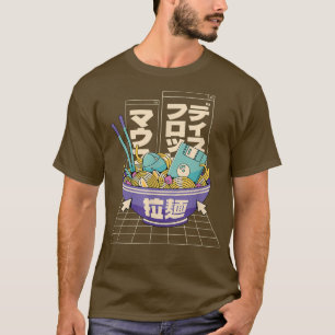 Computer Ramen Anime Noodles Kawaii Japan T-Shirt
