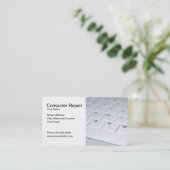 Computer-Reparatur-Service-Visitenkarte Visitenkarte (Stehend Vorderseite)