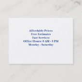 Computer-Reparatur-u. Service-Visitenkarte Visitenkarte (Rückseite)