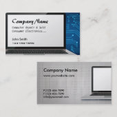 Computer-Reparatur verkaufte Visitenkarte (Vorne/Hinten)