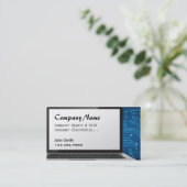 Computer-Reparatur verkaufte Visitenkarte (Stehend Vorderseite)