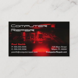 Computer-Reparatur-Visitenkarte Visitenkarte