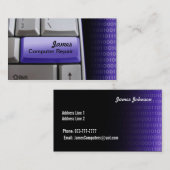 Computer-Reparatur-Visitenkarten Visitenkarte (Vorne/Hinten)