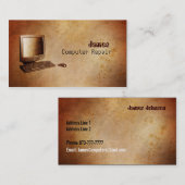 Computer-Reparatur-Visitenkarten Visitenkarte (Vorne/Hinten)