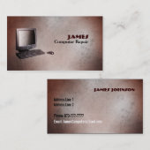 Computer-Reparatur-Visitenkarten Visitenkarte (Vorne/Hinten)